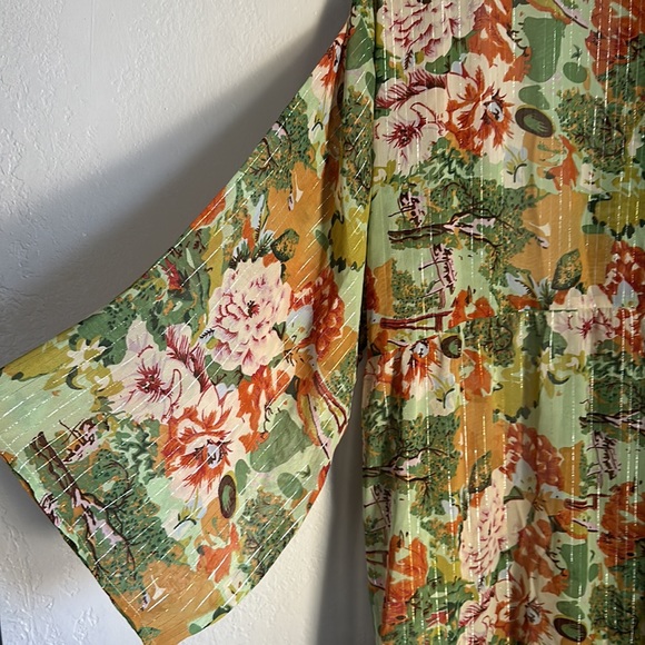 * SOLD ON INSTAGRAM* Anthropologie Floral Duster Kimono - Picture 10 of 12